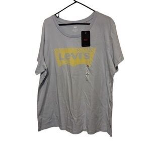 Levi’s Women’s Size 2XL Light Blue T-Shirt *New*